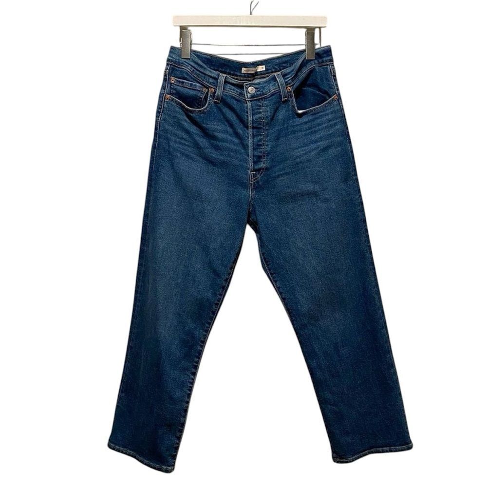 Levi’s Jeans Ribcage Straight‎ Ankle Size 31 blue casual